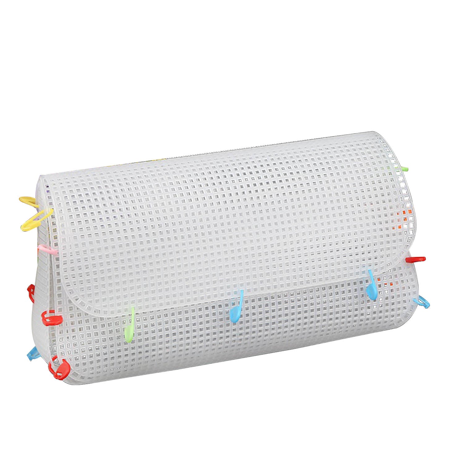 Embroidery Canvas Mesh Plastic Sheets 13x13.5 Inch (1 Piece) Hole 4x4mm Rectangle White For Cross Stitching DIY Knitting Crochet Crafts