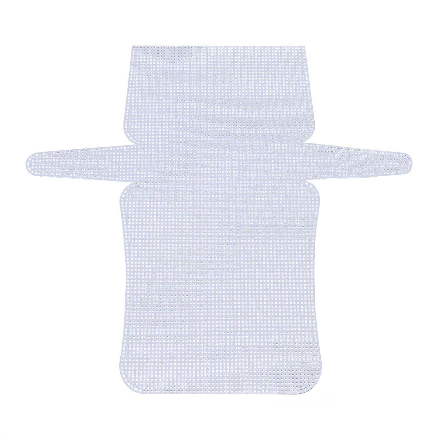 Embroidery Canvas Mesh Plastic Sheets 13x13.5 Inch (1 Piece) Hole 4x4mm Rectangle White For Cross Stitching DIY Knitting Crochet Crafts [ac-sewsupp-00006-m23]