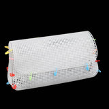 Embroidery Canvas Mesh Plastic Sheets 20x21 Inch (1 Piece) Hole 4x4mm Rectangle White For Cross Stitching DIY Knitting Crochet Crafts