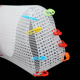 Embroidery Canvas Mesh Plastic Sheets 20x21 Inch (1 Piece) Hole 4x4mm Rectangle White For Cross Stitching DIY Knitting Crochet Crafts