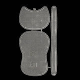 Embroidery Canvas Mesh Plastic Sheets 10x17 Inch (1 Piece) Hole 4mm Rectangle White For Cross Stitching DIY Knitting Crochet Crafts