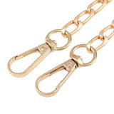Alloy Twisted Bag Chains (1.2 Meter) With Clasp Lock Link 15x7x2 MM Light Gold Color Purse Sling Tote Replacement Parts Handles
