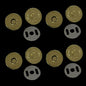 Magnetic Bag Snap Buttons (4 Sets) 22x18 MM Locks Closures Gold Color Metal Alloy Buckle For Accessories Making Spare Replacements