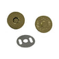 Magnetic Bag Snap Buttons (4 Pieces) 22x18 MM Locks Closures Gold Color Metal Alloy Buckle For Accessories Making Spare Replacements
