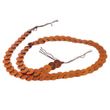 Sequins Chain Rolls (10 Meters) Chocolate Brown 6 MM Round Paillettes For Sewing Accessories Garment Ornament Decorative Embellishments [ac-sewsupp-00010-m18]