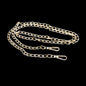Alloy Twisted Bag Chains (1.2 Meter) With Clasp Lock Link 15x7x2 MM Light Gold Color Purse Sling Tote Replacement Parts Handles