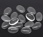 Glass Cabochons Embellishments 20x15x5 MM (10 Pieces) Oval Dome Patch Transparent Color For Jewellery Making DIY Painting Crafts Decoration [jefs-embelshcabo-00001-m24]