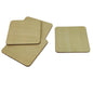 Wooden Bases Blanks 8x8x0.25 CM (4 Pieces) Square For DIY Crafts Painting Arts Decoration Gifts [jefs-embelshcabo-00003-m3]