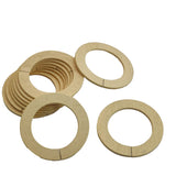 Wooden Rings 45x2 MM (10 Pieces) Round For Sewing Macrame Crochet DIY Crafts Painting Arts Decoration [jefs-embelshcabo-00004-m9]