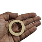 Wooden Rings 45x2 MM (10 Pieces) Round For Sewing Macrame Crochet DIY Crafts Painting Arts Decoration [jefs-embelshcabo-00004-m9]