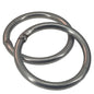 Stainless Steel Rings 78x7.5 MM (2 Pieces) Heavy Duty Silver Color For DIY Crafts Projects Macrame Dream Catchers Blinds Decorations