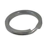 Keychain Making Mild Steel Ring Base 2 CM / 20 MM Round Silver Color (Pack of 10 pieces)