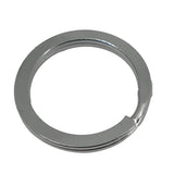 Keychain Making Mild Steel Ring Base 2 CM / 20 MM Round Silver Color (Pack of 10 pieces)