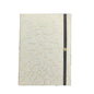 Vintage Handmade Journal Flap Notebook (1 PC x 18 Pages) 5x7 Inch Elastic Lock Organic & Cotton Papers Personal Corporate Gifts Multicolor [jefs-offcstnry-00003-m8]