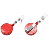 [**Only For Prepaid Orders, Above Rs 500, Only One Unit Per Customer**] Free Giveaway Product ID Card Holder (1 Piece) Red Retractable
