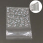 Jewellery Earring Display Packing Covers Heart Printed 10x7cm (4x2.75 inch) Rectangle Transparent Color (Pack of 95-100 pieces)
