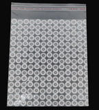 Self Adhesive BOPP Covers Flower Printed Pouches Multipurpose Gift Packing (#OT1)