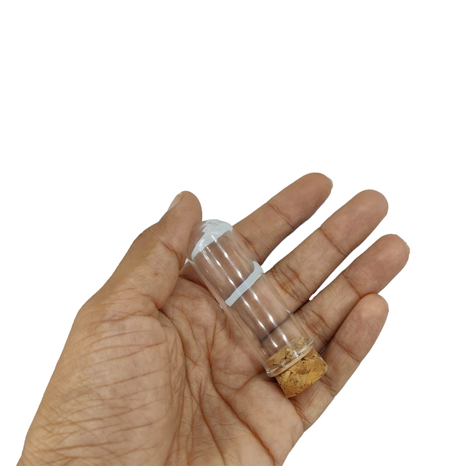 Glass Dome Cloche Cover Containers 10 ML 6x2 CM (3 Pieces) Bottles Vials With Cork Lid For Gifts Decoration Plants Crafts Storage [jefs-pack-boxnsupp-00122-m11]