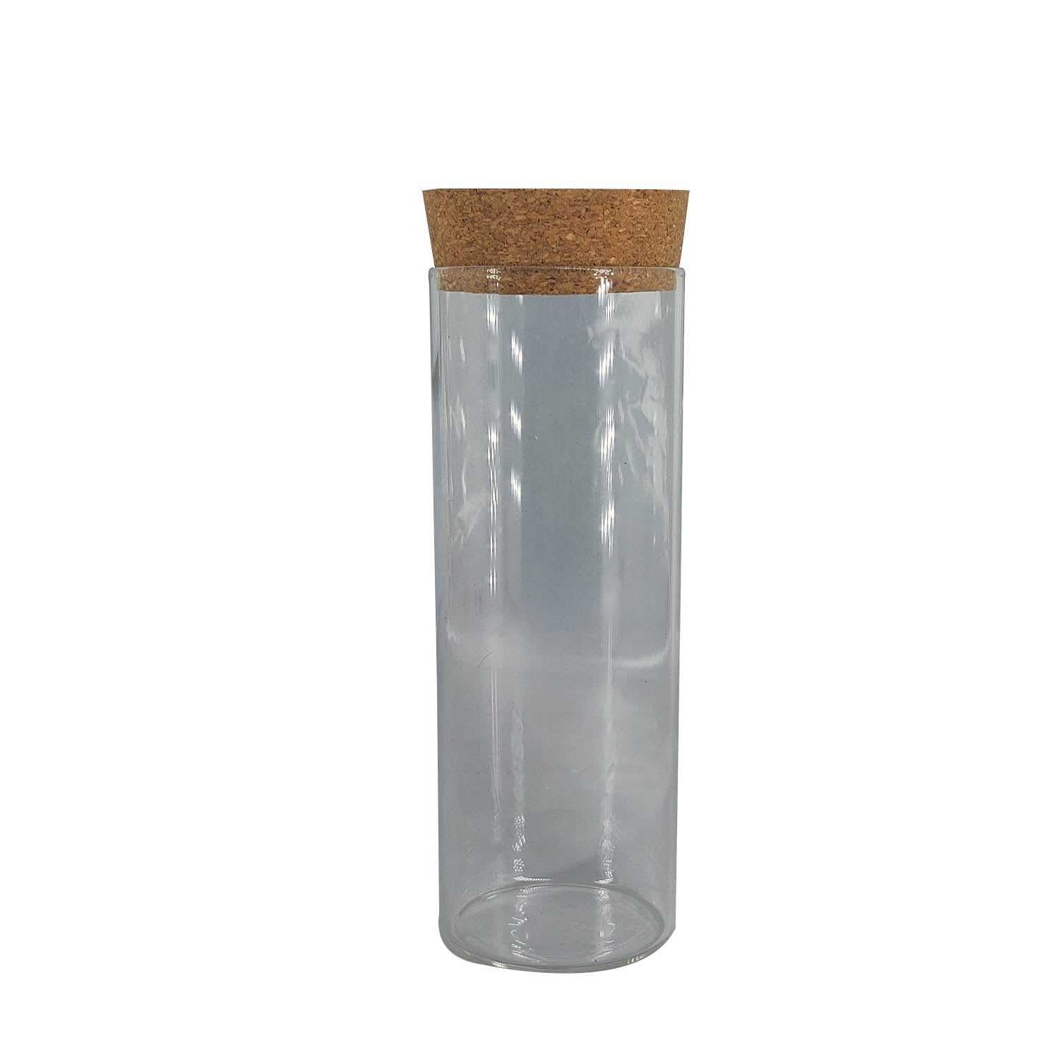 Glass Dome Cloche Cover Containers 250 ML 15x5 CM (1 Piece) Bottles Bell Jars With Cork Lid For Gifts Decoration Plants Storage [jefs-pack-boxnsupp-00122-m13]