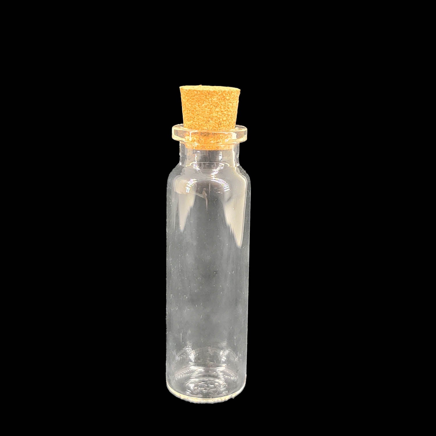 Glass Dome Cloche Cover Containers 20 ML 7.5x1.75 CM (3 Pieces) Bottles Vials Jars With Cork Lid For Gifts Decoration Crafts Storage [jefs-pack-boxnsupp-00122-m17]