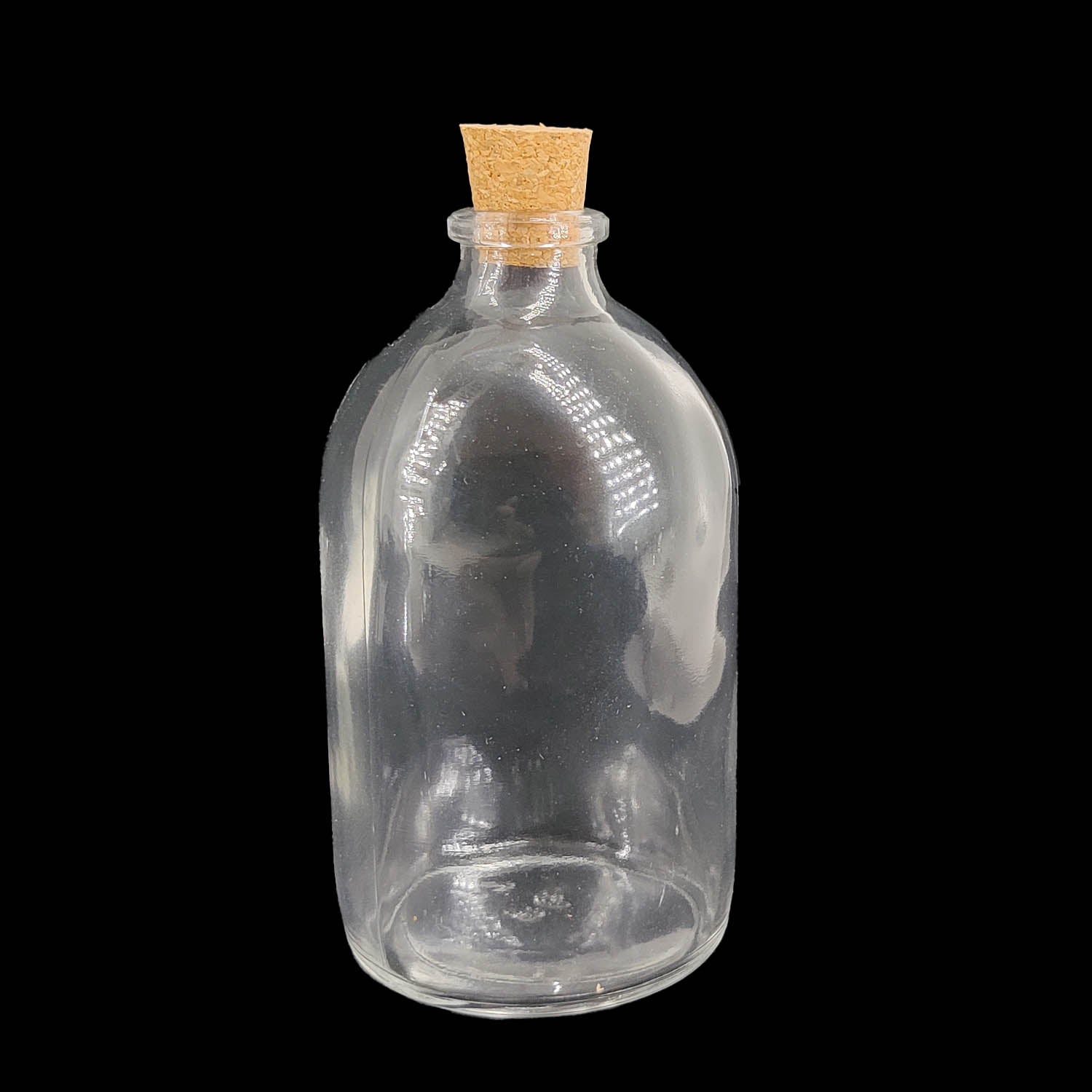 Glass Dome Cloche Cover Containers 100 ML 10x4.5 CM (3 Pieces) Bottles Vials Jars With Cork Lid For Gifts Decoration Crafts Storage [jefs-pack-boxnsupp-00122-m19]