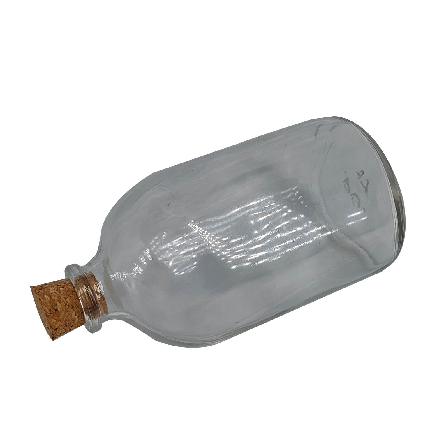 Glass Dome Cloche Cover Containers 100 ML 10x4.5 CM (3 Pieces) Bottles Vials Jars With Cork Lid For Gifts Decoration Crafts Storage [jefs-pack-boxnsupp-00122-m19]