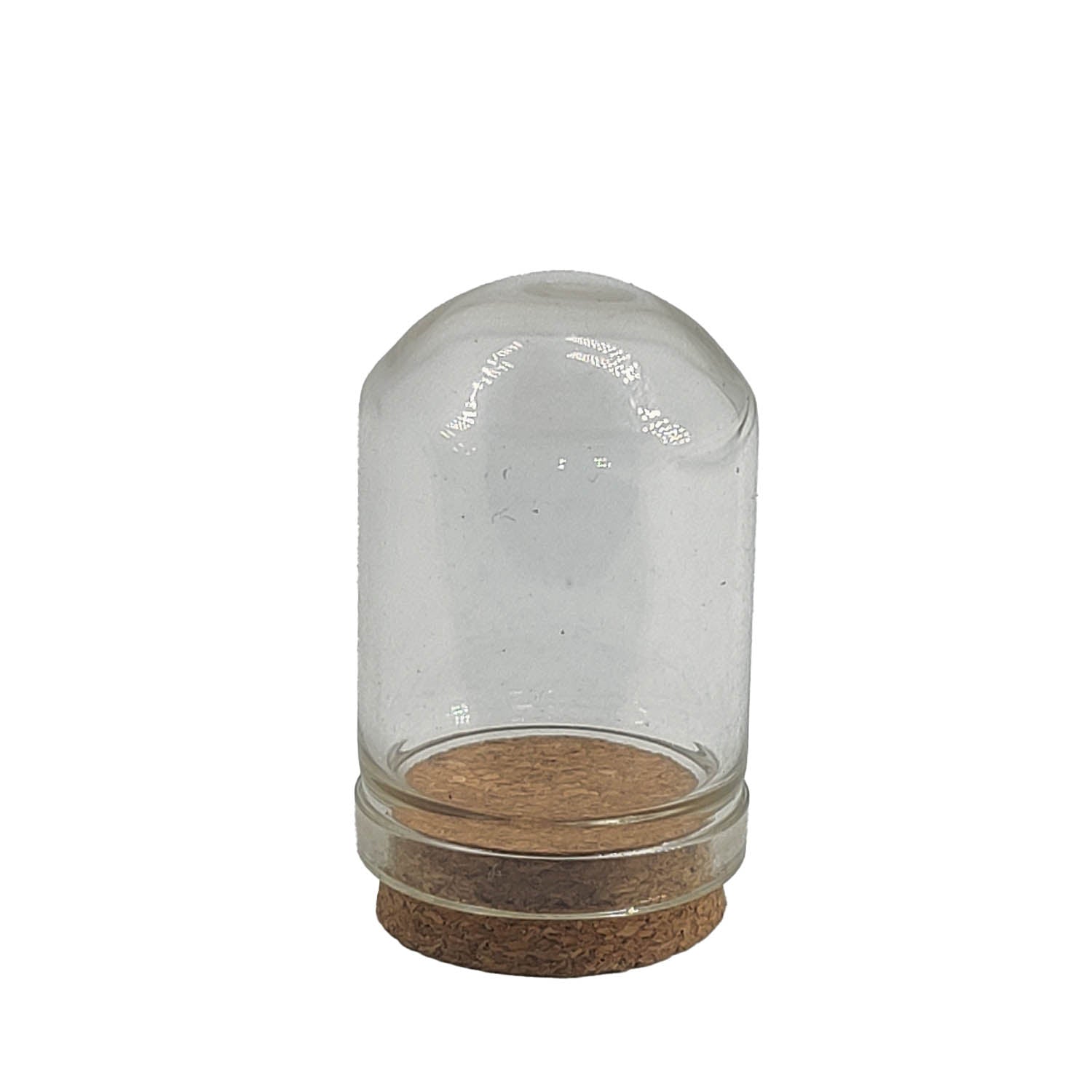 Glass Dome Cloche Cover Containers 3.5x2.2 CM (5 Pieces) Bottles Bell Jars With Cork Lid For Gifts Decoration Plants Crafts [jefs-pack-boxnsupp-00122-m2]
