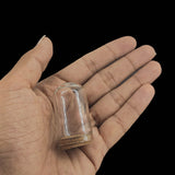 Glass Dome Cloche Cover Containers 4.4x2.5 CM (5 Pieces) Bottles Bell Jars With Cork Lid For Gifts Decoration Plants Crafts [jefs-pack-boxnsupp-00122-m3]