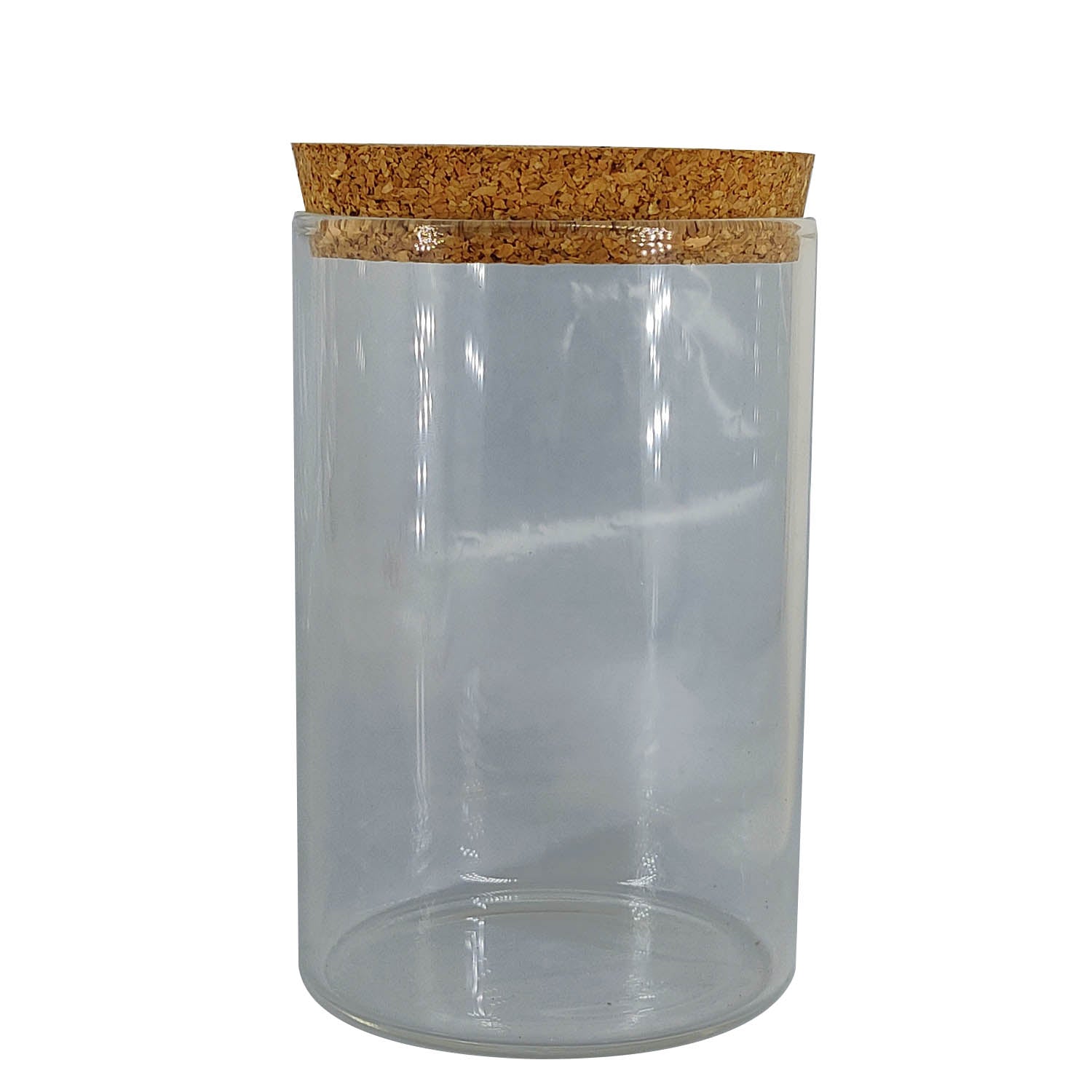 Glass Dome Cloche Cover Containers 500 ML 11.5x8 CM (1 Piece) Bottles Bell Jars With Cork Lid For Gifts Decoration Plants Storage [jefs-pack-boxnsupp-00122-m8]