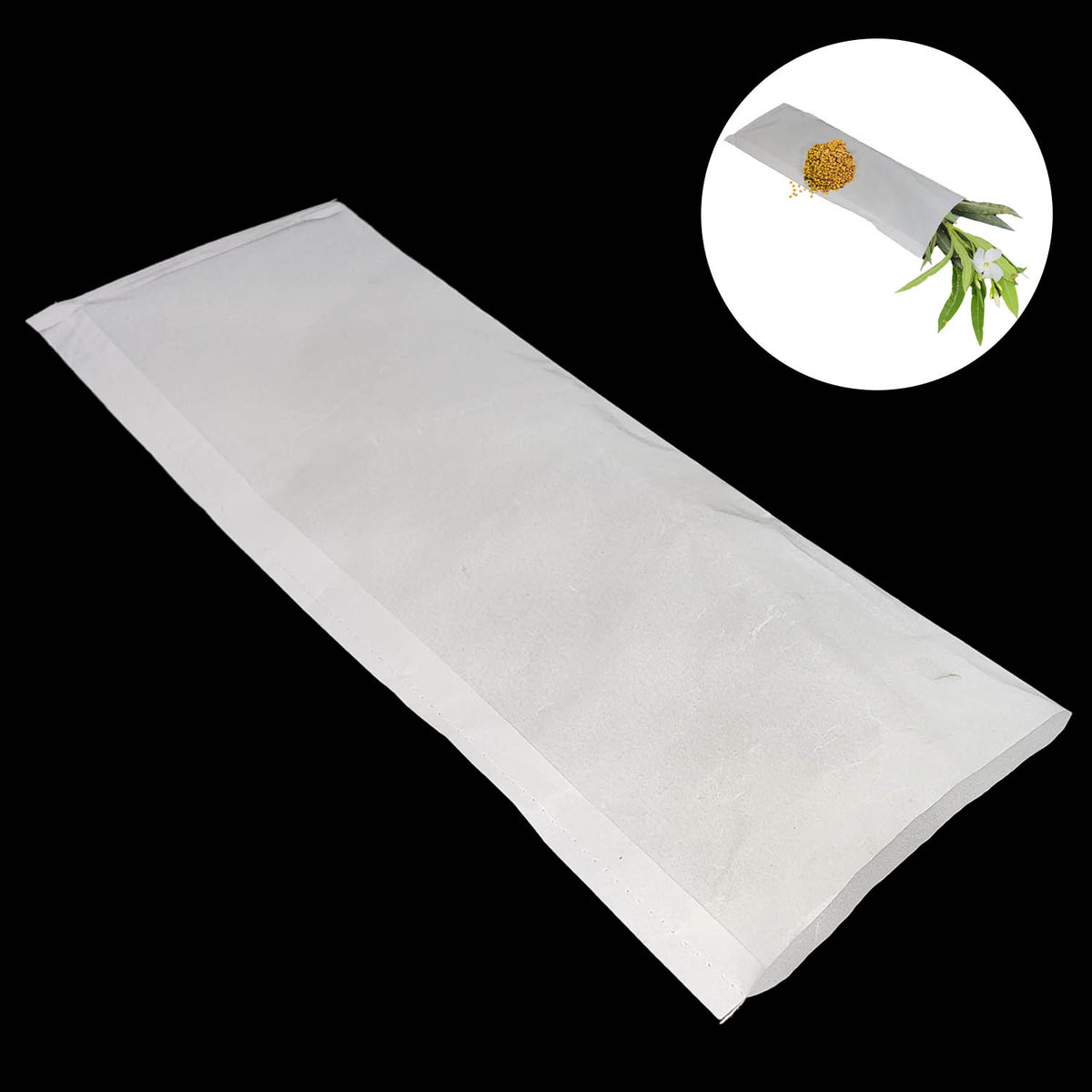 Stitched Butter Paper Covers Glassine Pouches Pollination Seeds Agriculture Storage Bags Slightly Oil Grease Proof Food Grade Packing
