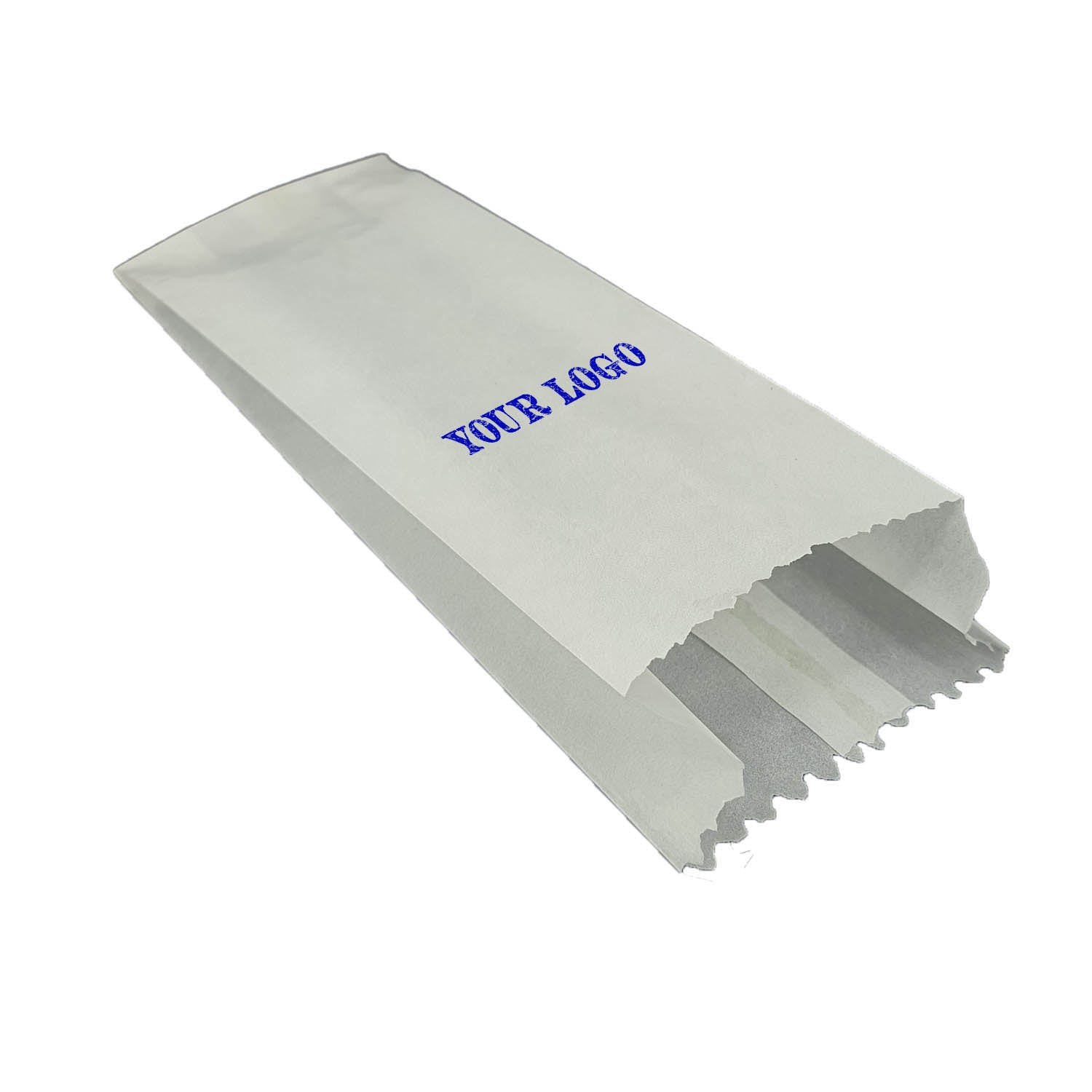 Customized Gusseted Butter Paper Covers 40 GSM Printed Multipurpose Glassine Packing Pouches White Slightly Oil Grease Proof Food Grade