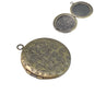 Brass Photo Locket Pendant (1 Piece) 25 MM With Inner Space 20 MM Antique Bronze Color Round Base Holder For Jewellery Making [jefs-pndt-gnrl-00004-m1]