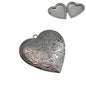 316 Surgical Stainless Steel (1 Piece) 40x38 MM With Inner Space 32x30 MM Tarnish Resistant Silver Color Heart Base Holder For Jewellery Making [jefs-pndt-gnrl-00005-m2]