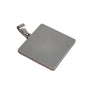 304 Stainless Steel Cabohon Pendant Base (1 Piece) 31x28 MM Inside 25x25 MM Tarnish Resistant Silver Color Square Base Holder For Jewellery Making [jefs-pndt-gnrl-00006-m2]
