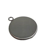 304 Stainless Steel Cabohon Pendant Base (2 Pieces) 30x27 MM Inside 25 MM Tarnish Resistant Silver Color Round Base Holder For Jewellery Making [jefs-pndt-gnrl-00006-m4]