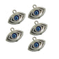 Mini Pendants Evil Eye Alloy Charms 21x14x4 MM (5 Mixed Shapes) Animal Bird Antique Silver Color For DIY Bracelets Jewellery Making