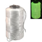 300-Denier Thick Glow In The Dark Luminous FDY Yarns (1 Roll x 100 Grams, 4300+ Meters) Polyester Mixed For Knitting, Embroidery, Garments, DIY Crafts [jefs-stringlace-00016-m1]