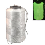 300-Denier Thick Glow In The Dark Luminous FDY Yarns (1 Roll x 100 Grams, 4300+ Meters) Polyester Mixed For Knitting, Embroidery, Garments, DIY Crafts [jefs-stringlace-00016-m1]