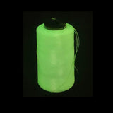 300-Denier Thick Glow In The Dark Luminous FDY Yarns (1 Roll x 100 Grams, 4300+ Meters) Polyester Mixed For Knitting, Embroidery, Garments, DIY Crafts [jefs-stringlace-00016-m1]