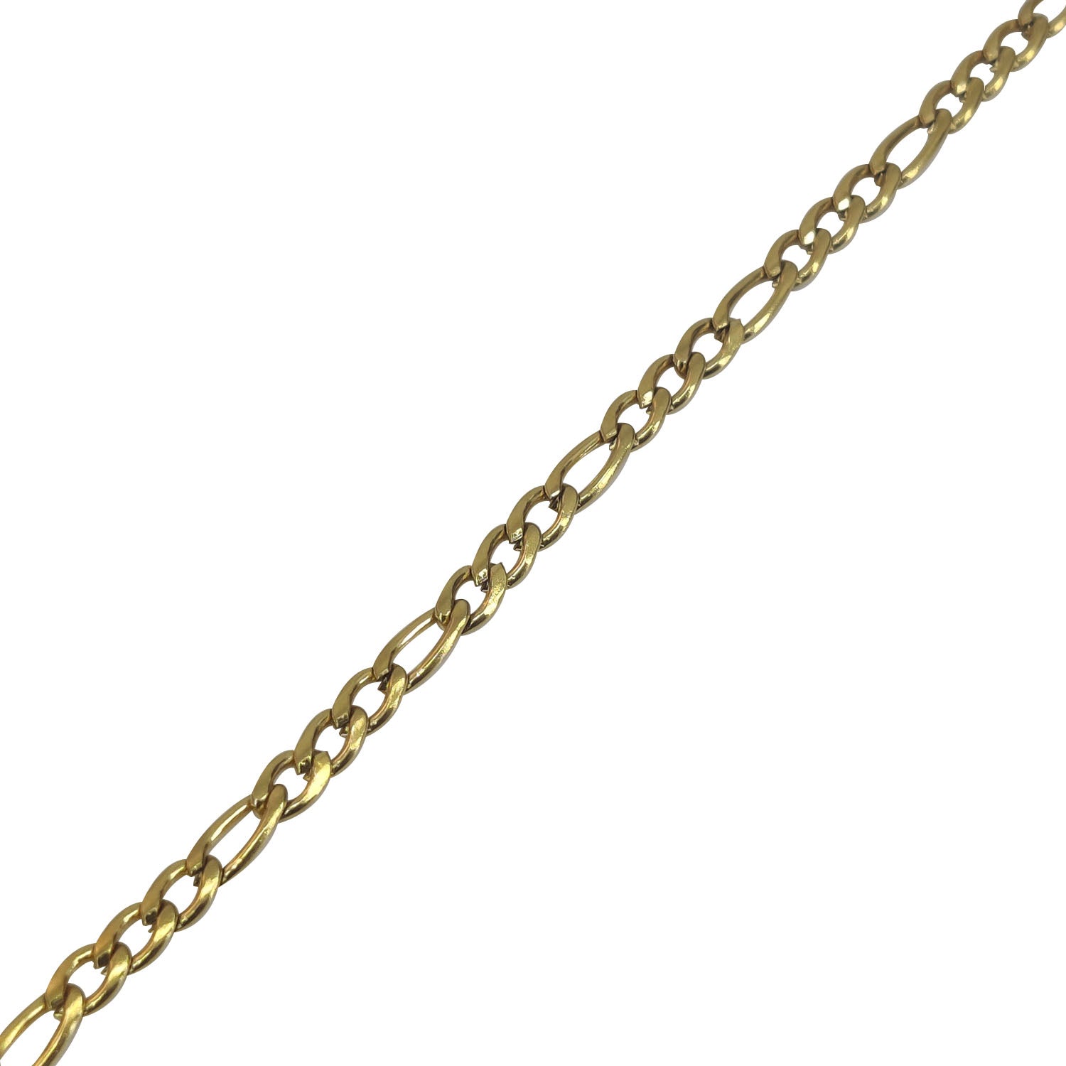 Jewellery Making Necklace Chains Tarnish Resistant Stainless Steel 4x3x0.8xmm Long Link:6x3x0.8mm Long Link Gold Color (Sold as 1 metre)