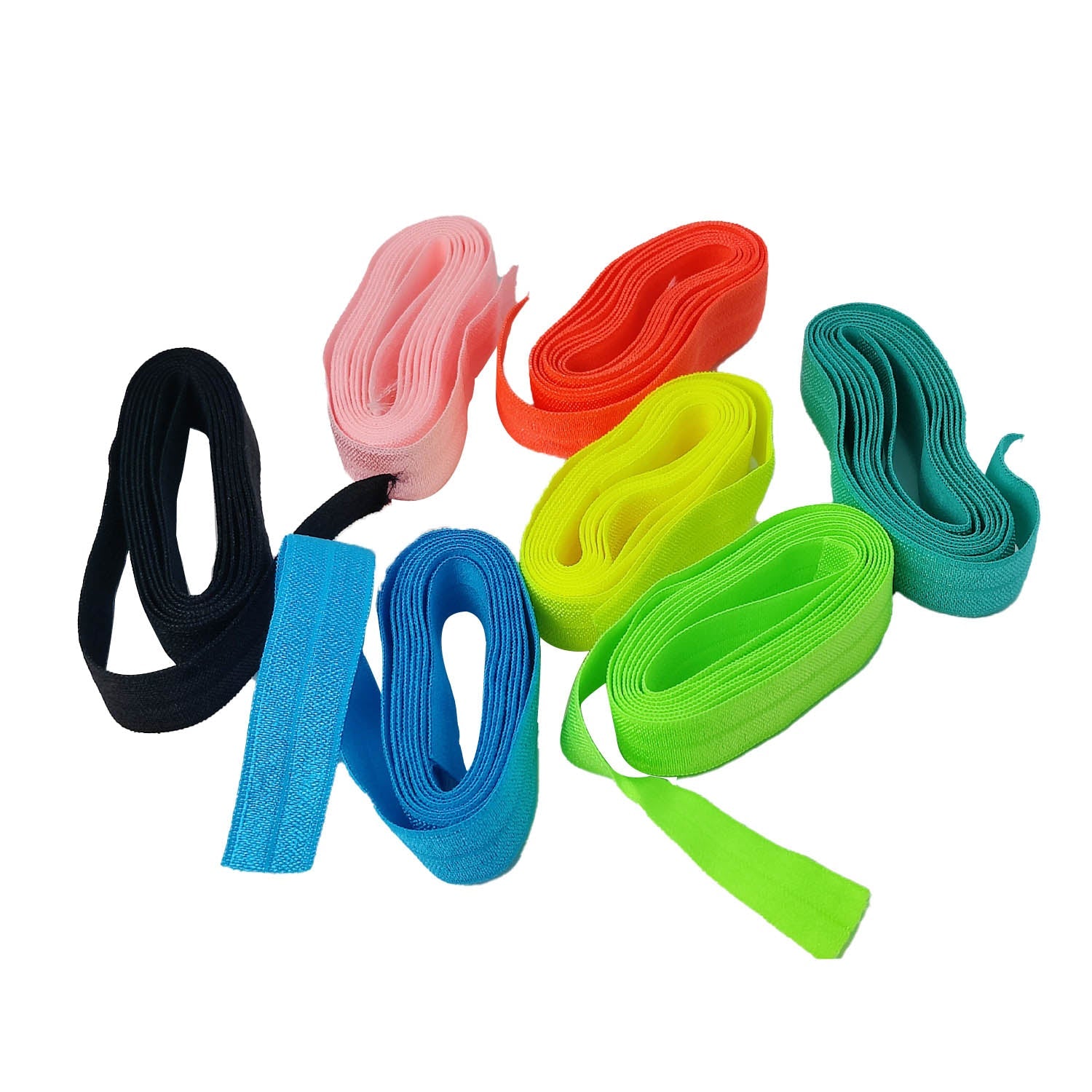 Flat Nylon Elastic Band Laces Trims For Garment Embroidery Knotting Sewing Webbing DIY Crafts [jefs-stringlace-00501]