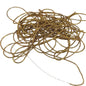 Zardosi Nakshi Flexible 1mm French Bullion Metallic Wires Spring Thread Copper For Aari Embroidery And Jewellery Making