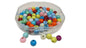 Plastic Beads Line Printed 8mm Round For Jewellery Making Crafts [ac-bds-00009]