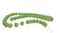 Crackle Glasss Beads 8 MM Hole Size:1 MM Round Light Green For Jewellery Making (1 String, 100 Beads) [ac-bds-00032-m10]