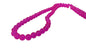 Crackle Glass Beads 8 MM Hole Size:1 MM Round Dark pink For Jewellery Making (1 String, 100 Beads) [ac-bds-00032-m21]