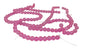 Crackle Glass Beads 6 MM Round Hole Size:1.3 MM Pink (1 String, 125 Beads/String) [ac-bds-00033-m9]