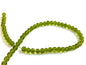 Crackle Glass Beads 4 MM Round Hole Size:1 MM Apple Green (1 String, 200 Beads/String) [ac-bds-00034-m4]