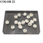Cotton Thread Beads Balls 13x10 MM For Jewellery Making
