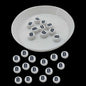 Acrylic Letter Alphabet Beads 7x4 MM White Hole Size 1 MM Flat Round For Jewellery Making DIY Crafts Keychains Decoration [ac-bds-00084]