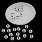 Acrylic Letter Alphabet Beads 7x4 MM White Hole Size 1 MM Flat Round For Jewellery Making DIY Crafts Keychains Decoration [ac-bds-00084]